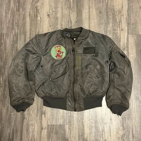 Vintage Avirex U.S. Air Force Flight Bomber Jacket Size Large - Picture 1 of 5